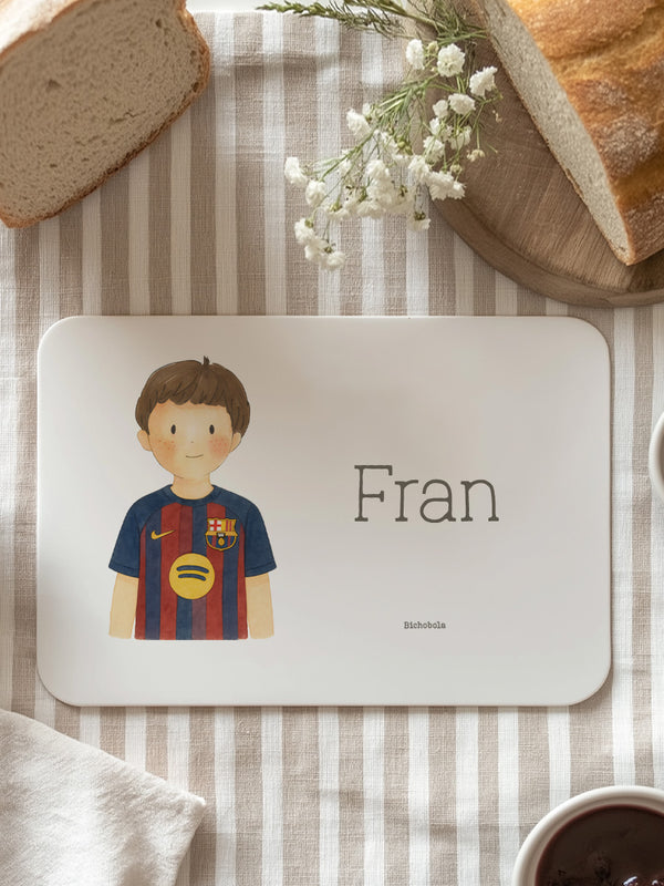 Mantel Fútbol Barça Niño