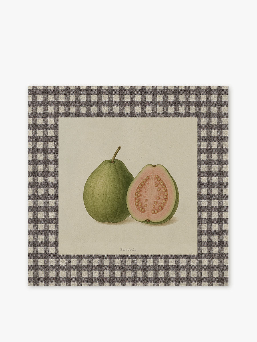 Mantel cuadrado Frutas y verduras XII