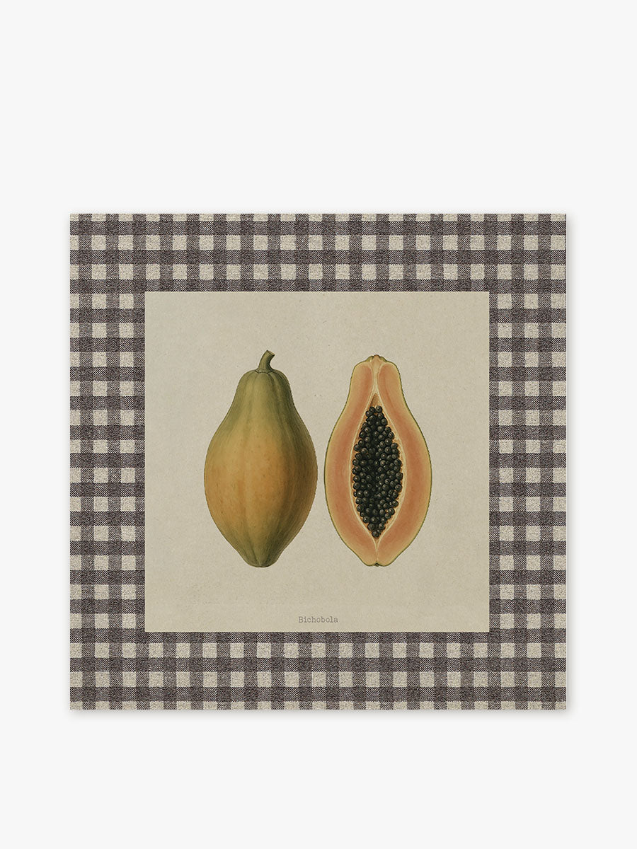 Mantel cuadrado Frutas y verduras IX