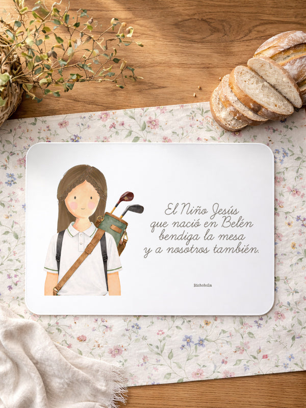 Mantel Golf Niña
