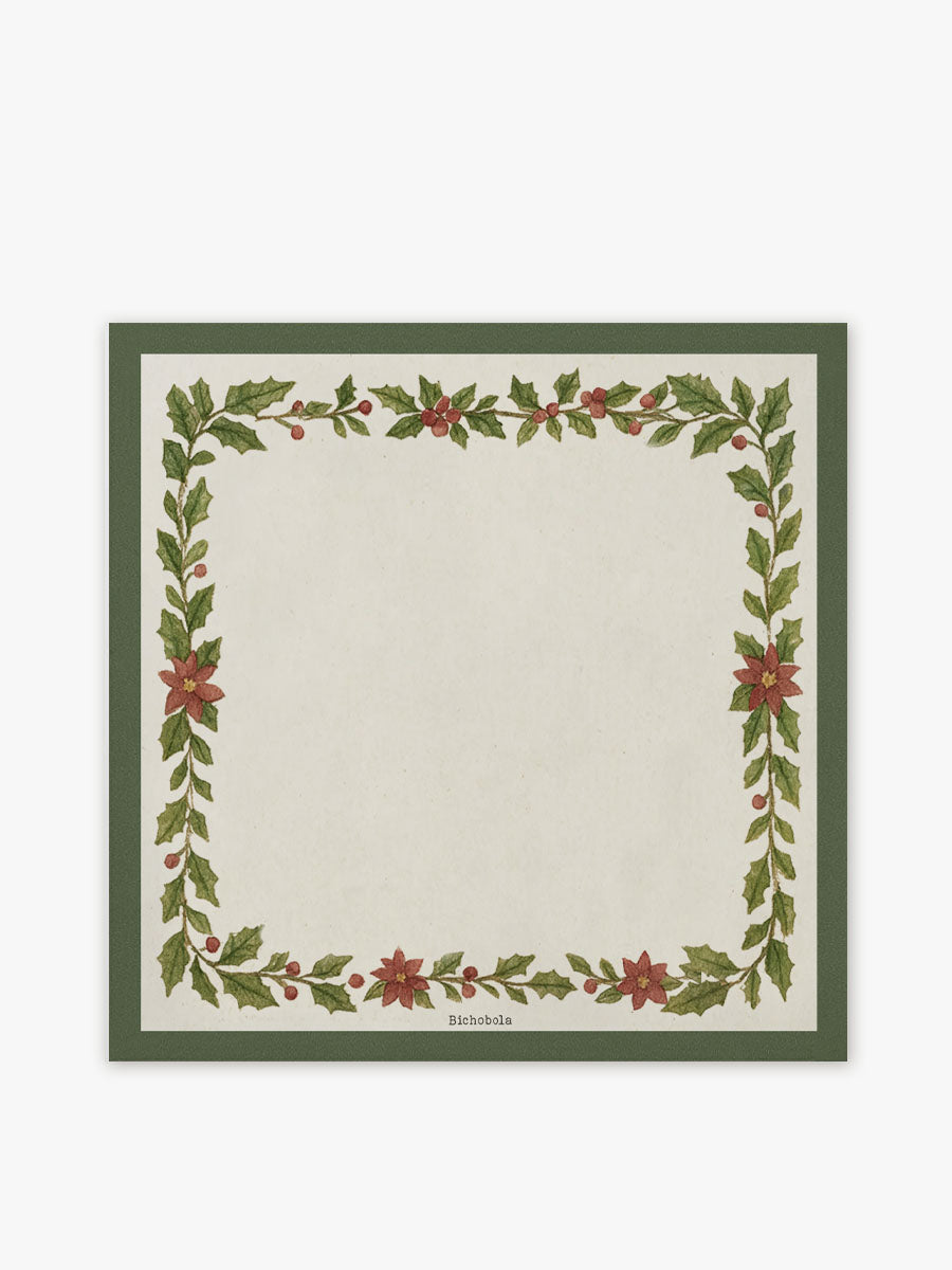 Mantel Apellidos Guirnalda verde