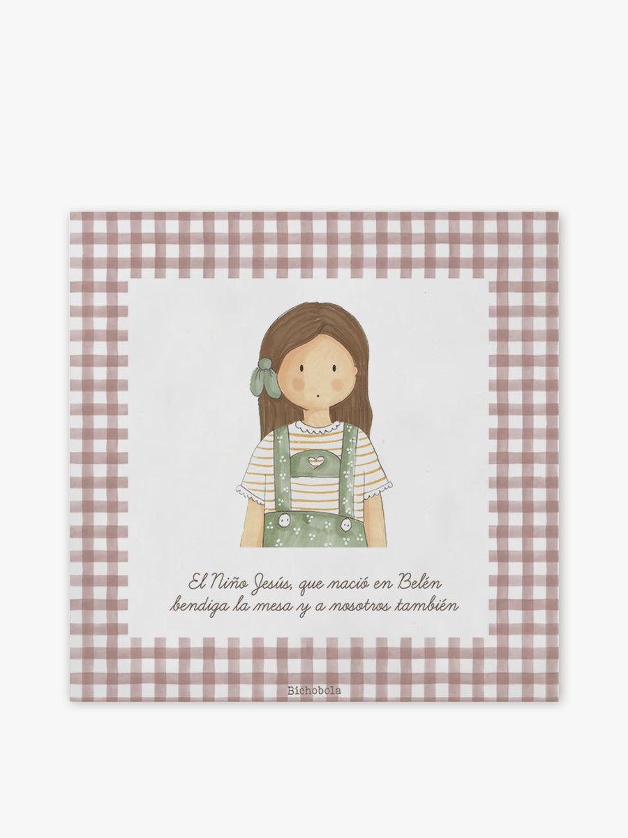 Mantel Bendición Vichy Lucía