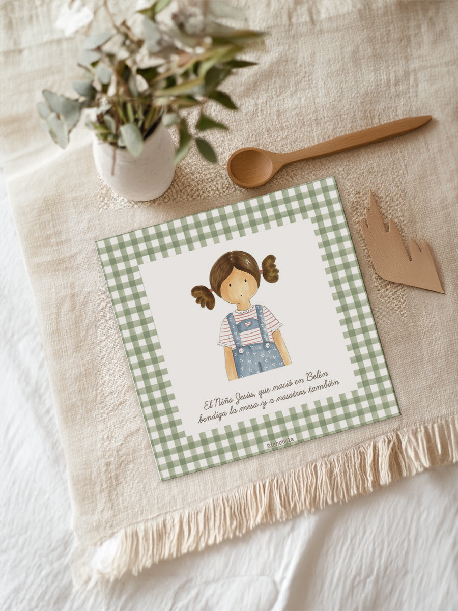 Mantel Bendición Vichy Candela