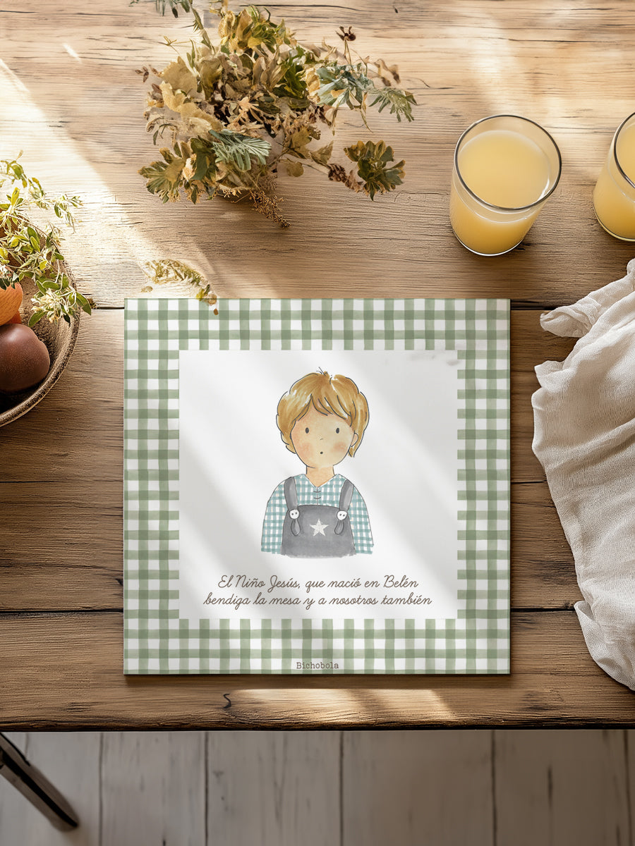 Mantel Bendición Vichy Juan