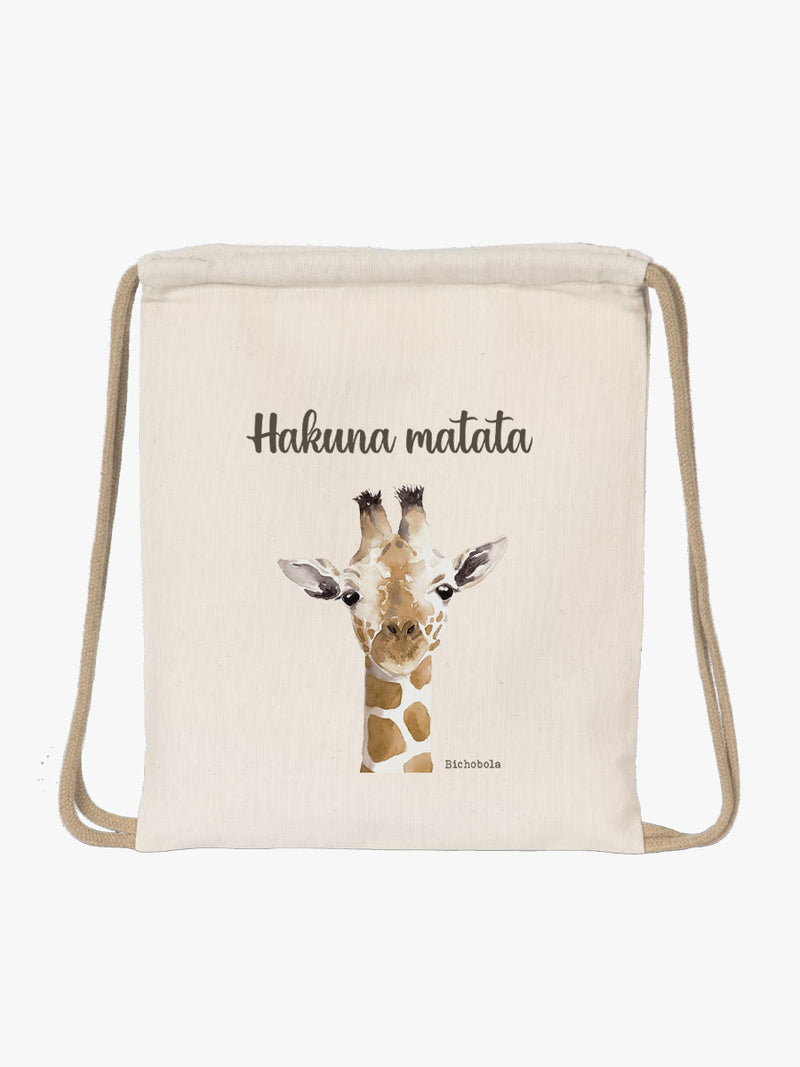 Mochila cordón Mini Jirafa