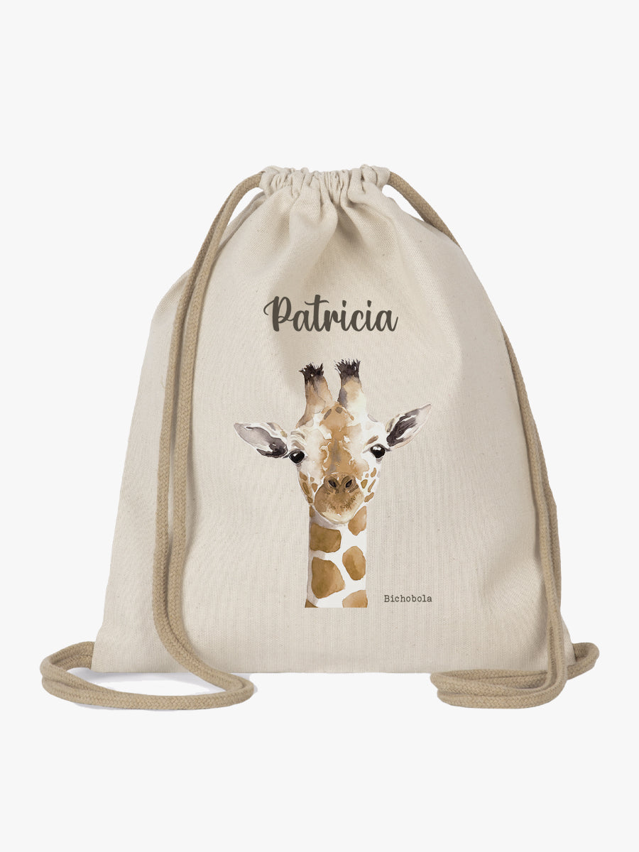 Mochila cordón Mini Jirafa