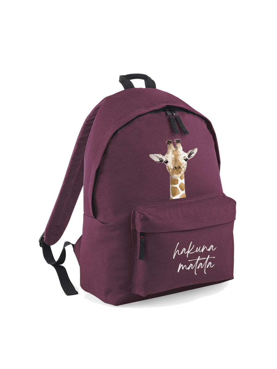 Mochila lona Jirafa