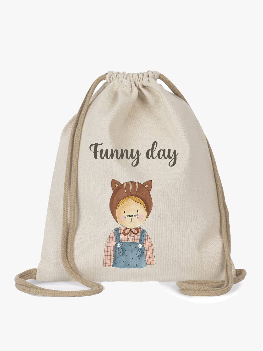 Mochila Cordón Mini Curro el Zorro