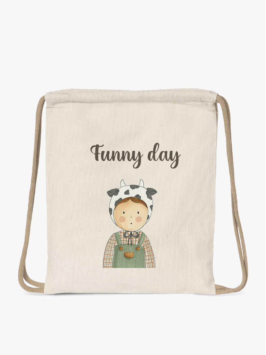 Mochila Cordón Mini Paco Mu