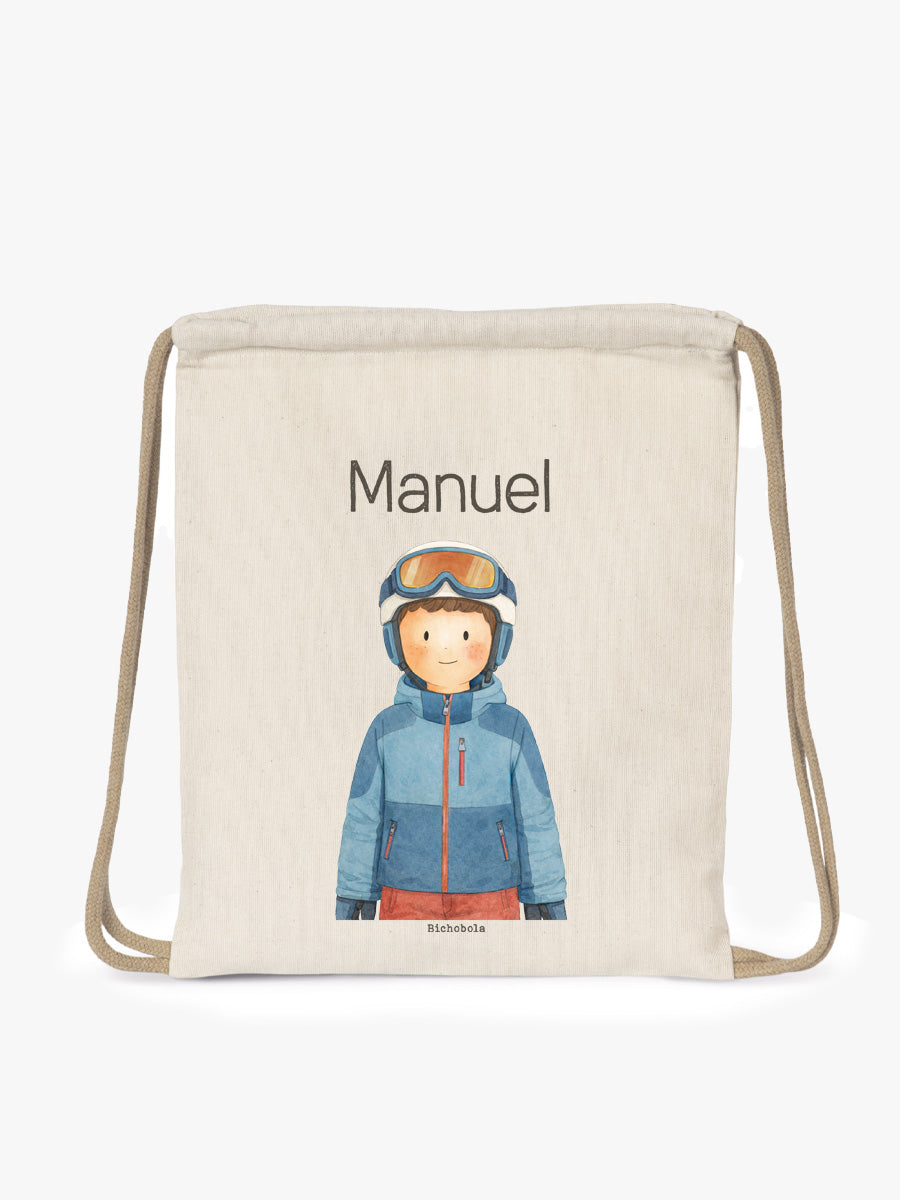 Mochila cordones Esquí Niño