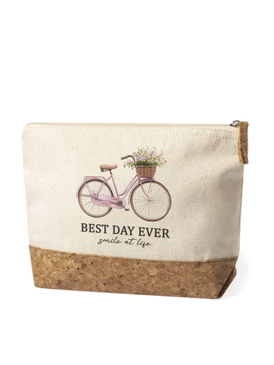 Neceser corcho Bici Rosa