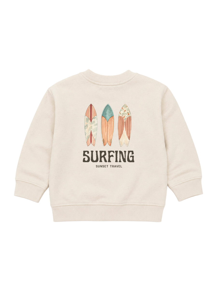 Sudadera Bebé Surfing Natural