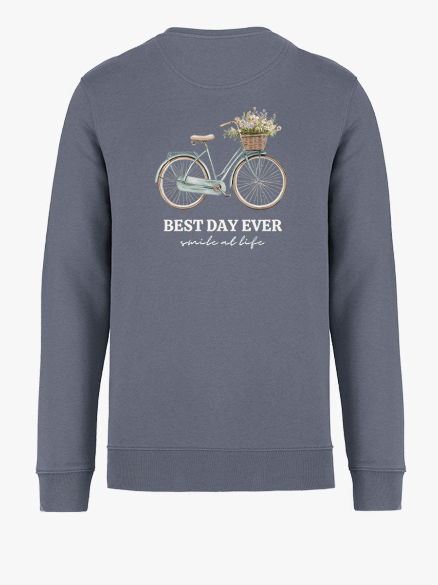 Sudadera adulto Bici Azul