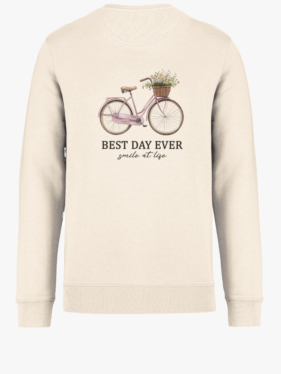 Sudadera Adulto Bici Rosa