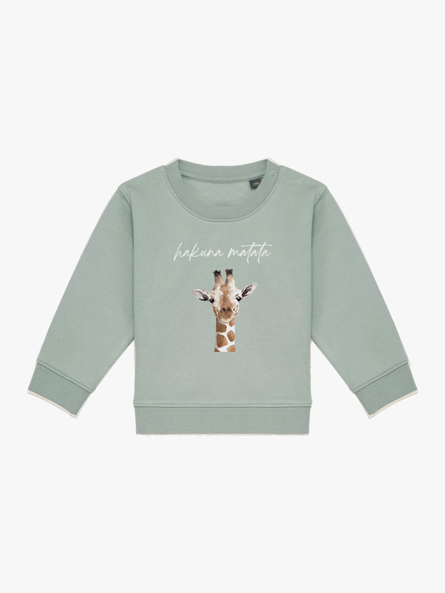 Sudadera Bebé Jirafa Aloe