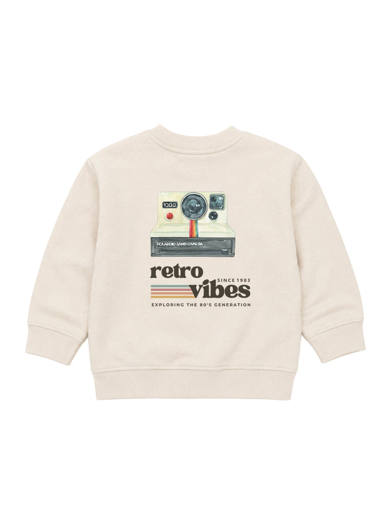 Sudadera Bebé Cámara Natural