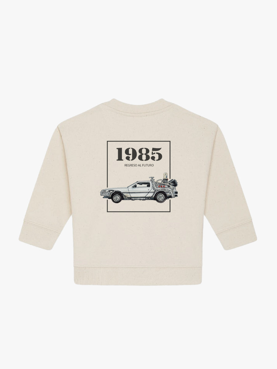 Sudadera Bebé DeLorean Natural