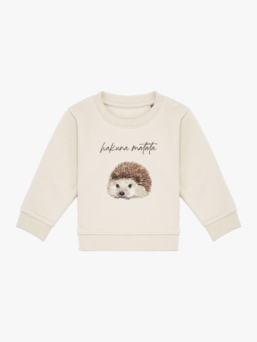 Sudadera Bebé Erizo Natural