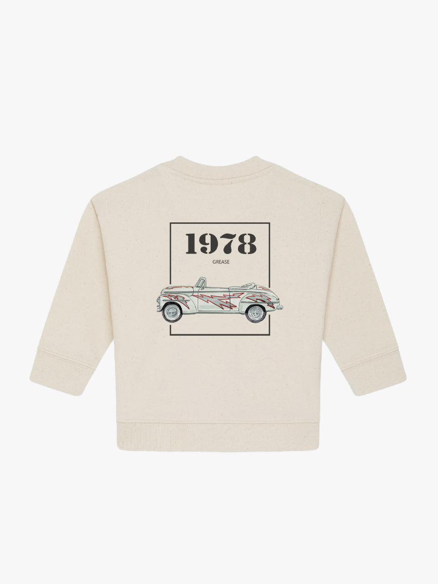 Sudadera Bebé Grease Natural