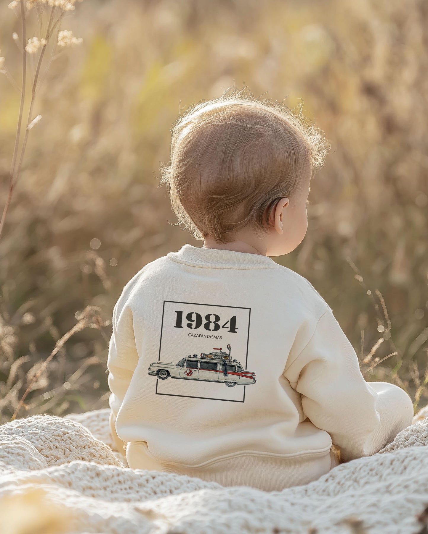 Sudadera Bebé Cazafantasmas Natural