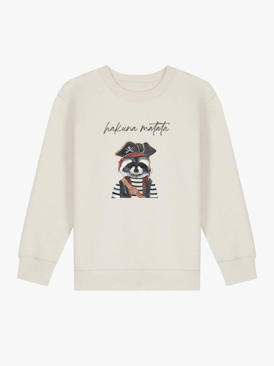 Sudadera niño Mapache Pirata