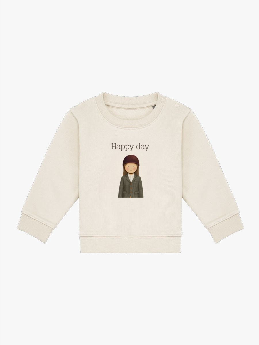 Sudadera Bebé Hípica Niña