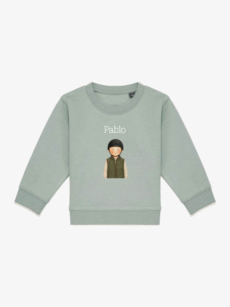 Sudadera Bebé Hípica Niño Aloe