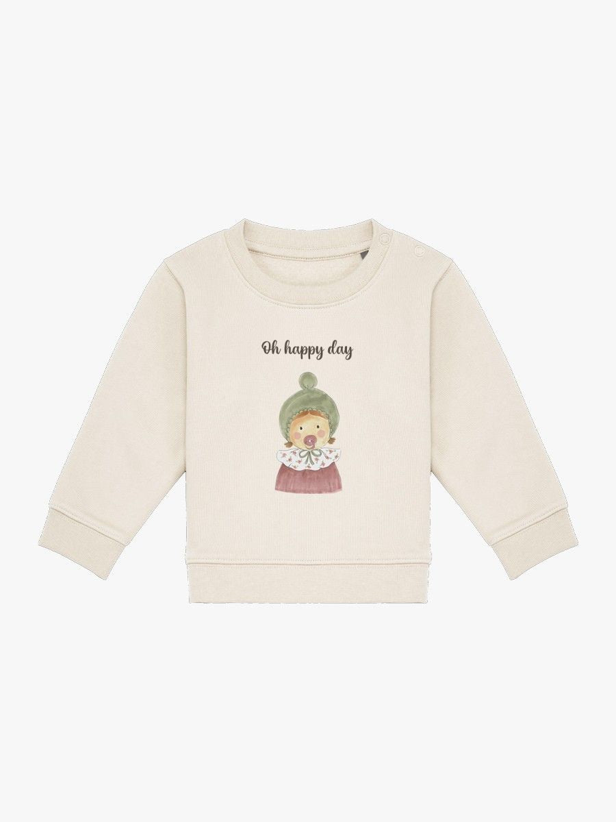Sudadera Bebé Inés Natural