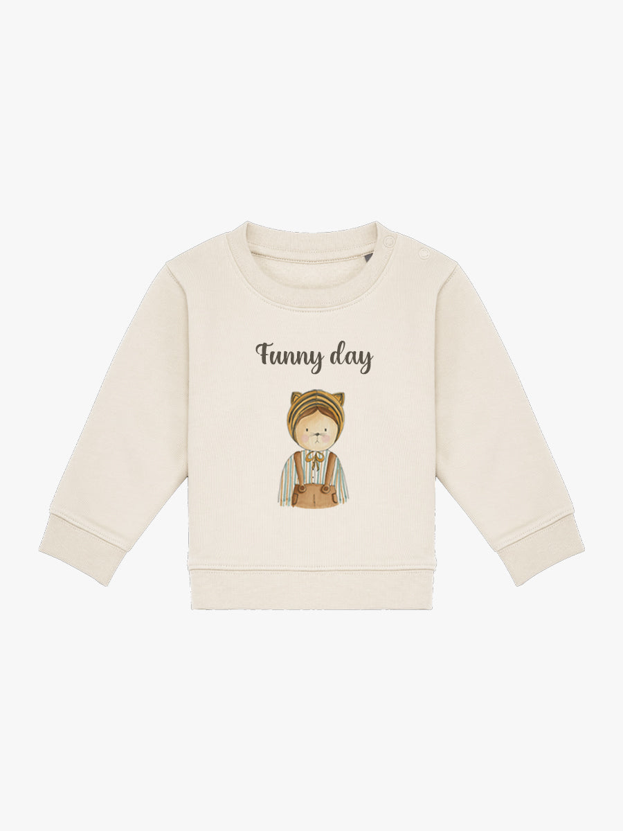 Sudadera Bebé Javi el Fiera Natural