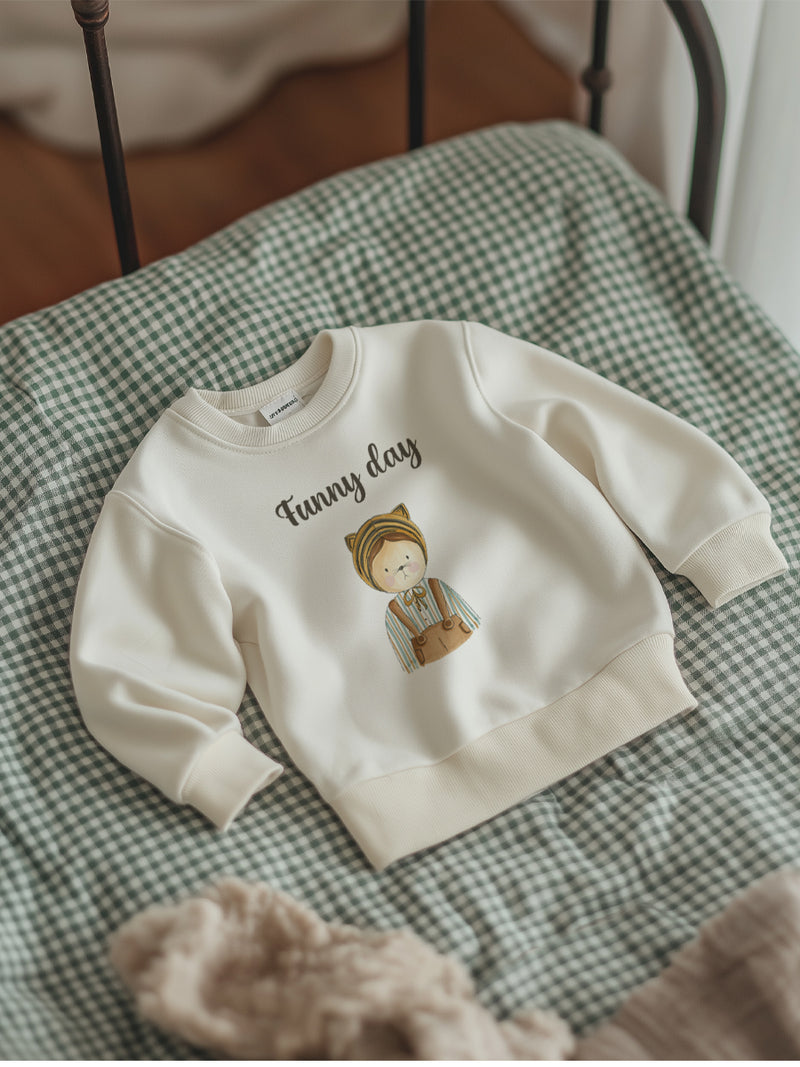 Sudadera Bebé Javi el Fiera Natural