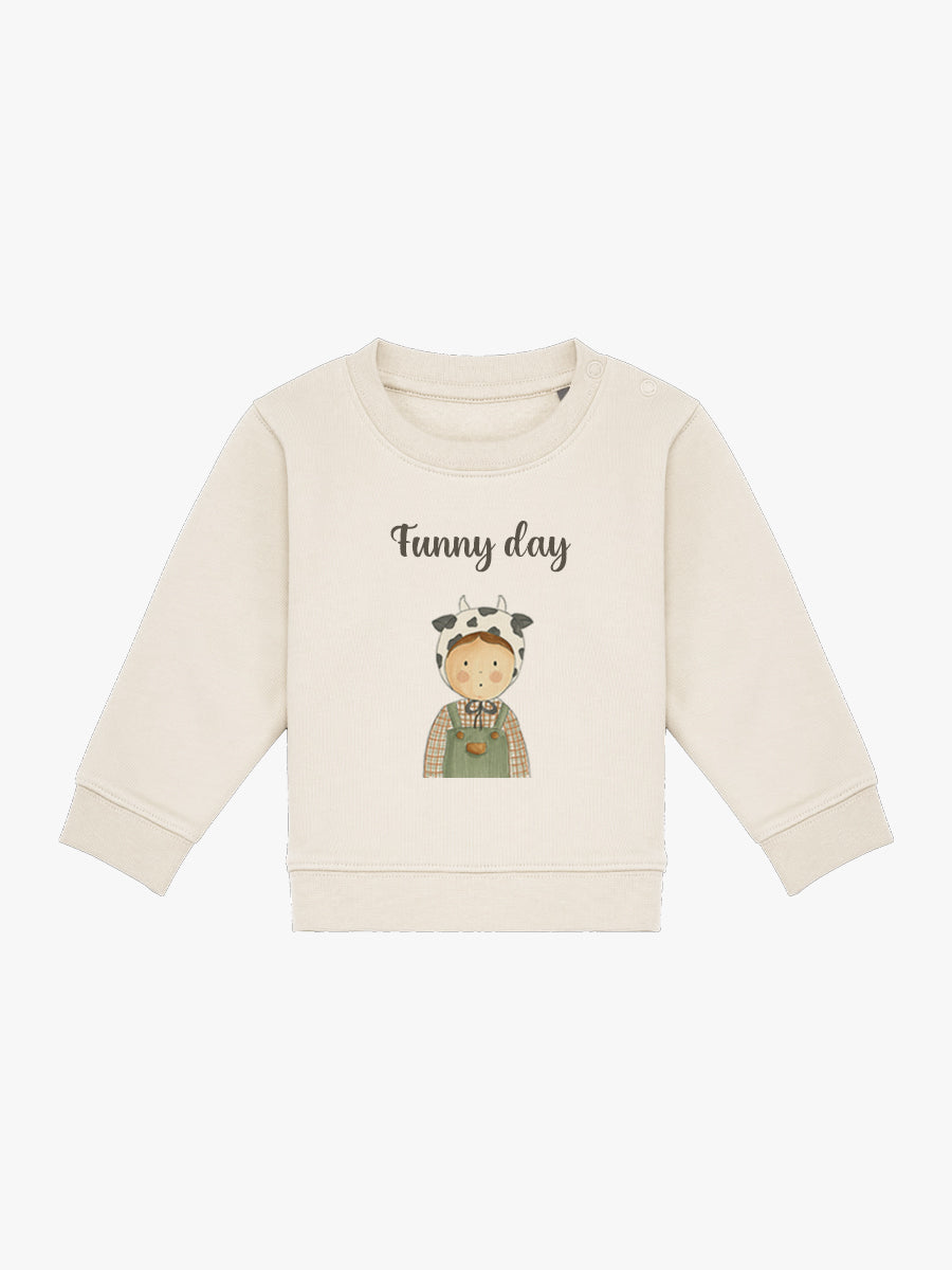 Sudadera Bebé Paco Mu Natural