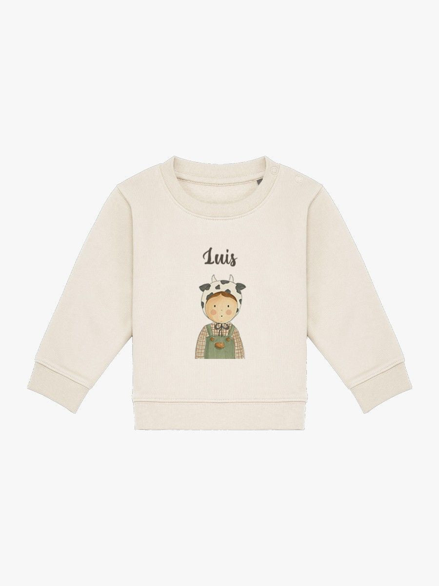 Sudadera Bebé Paco Mu Natural