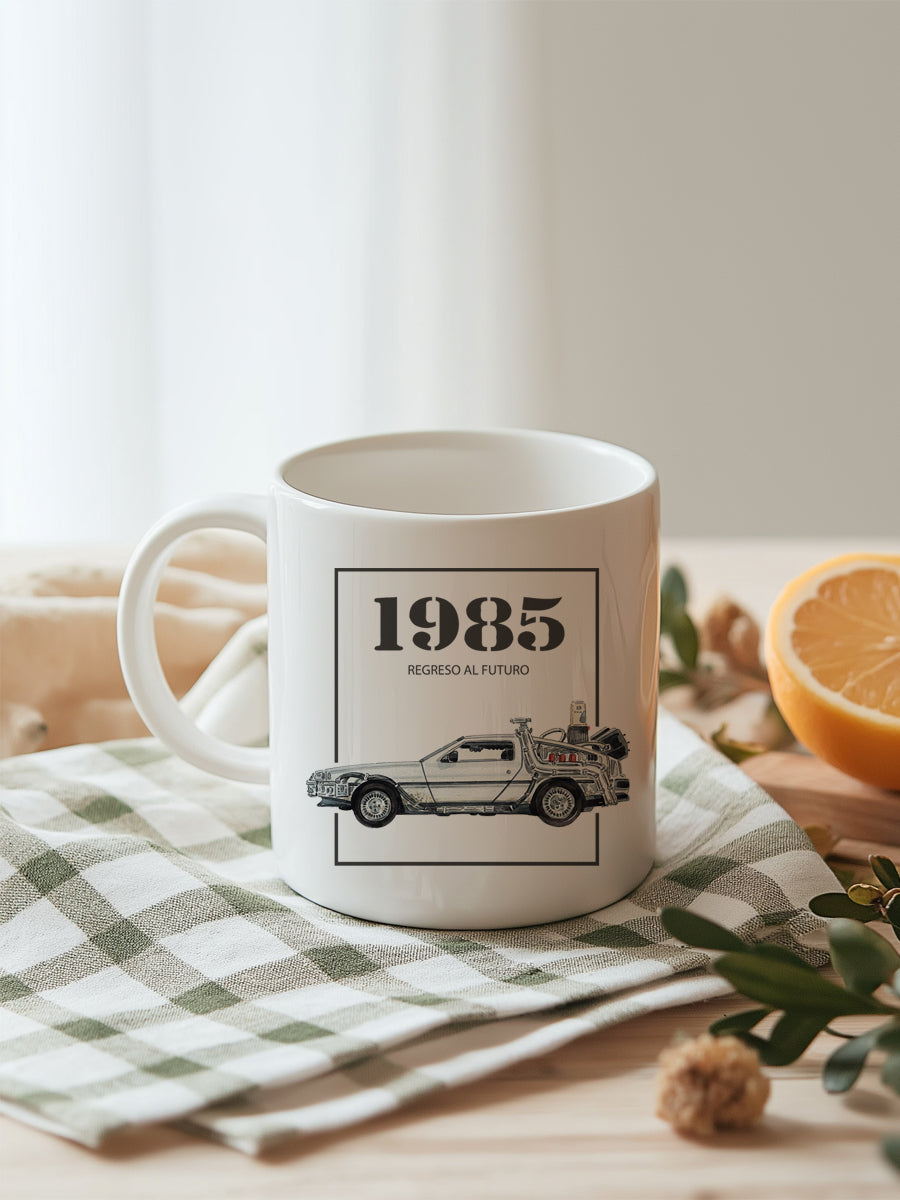 Taza DeLorean