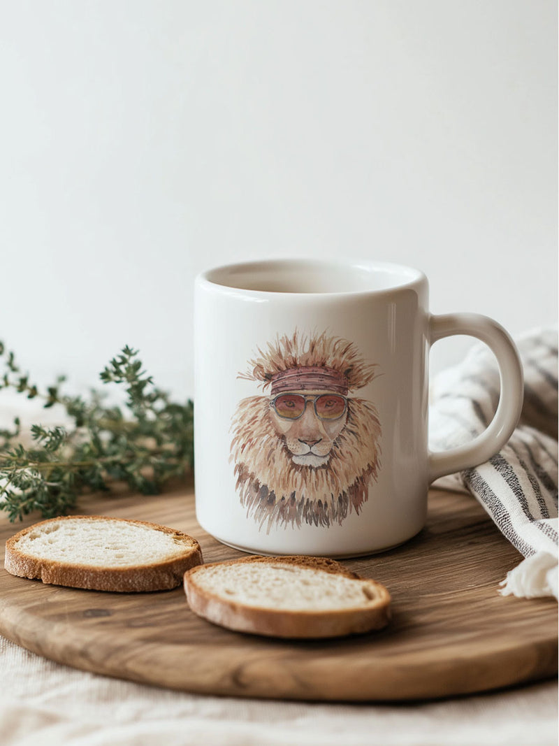 Taza León Ochentero