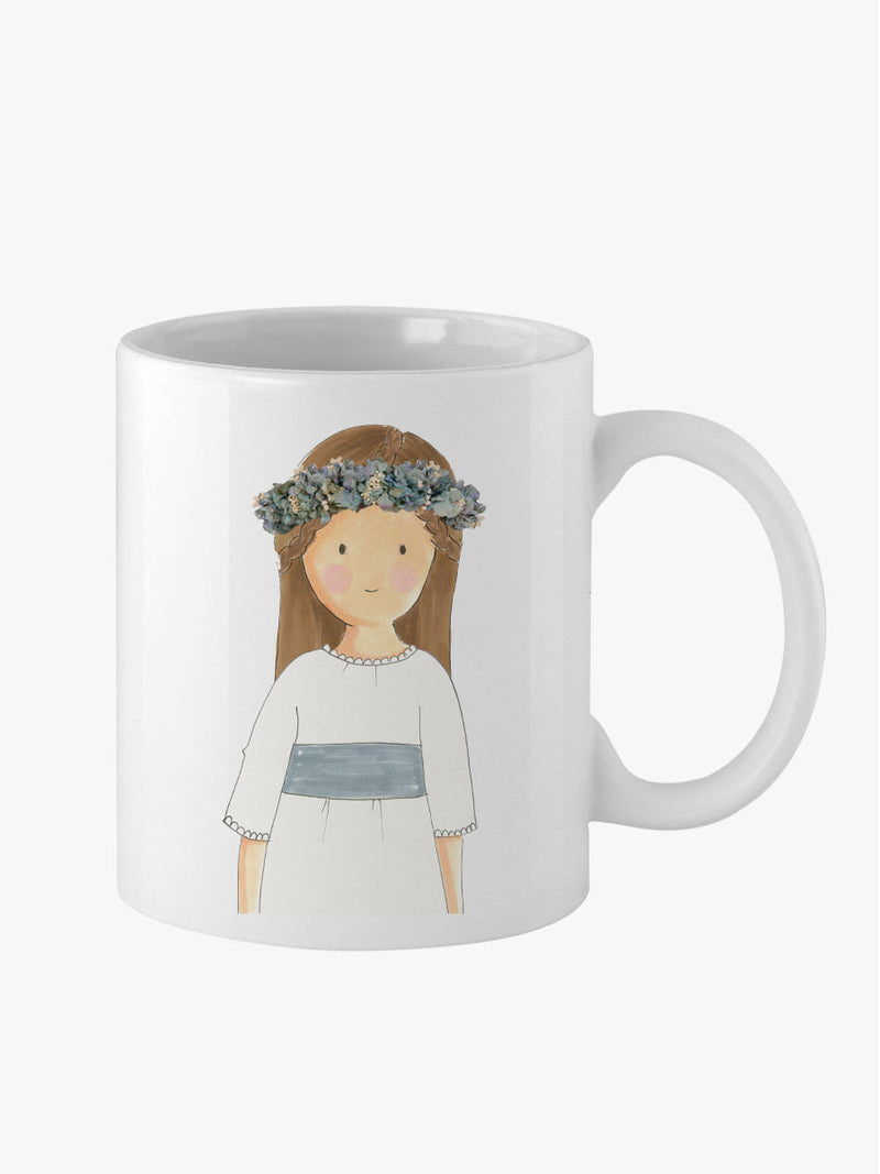 Taza Personalizada Comunión Carlota Francia
