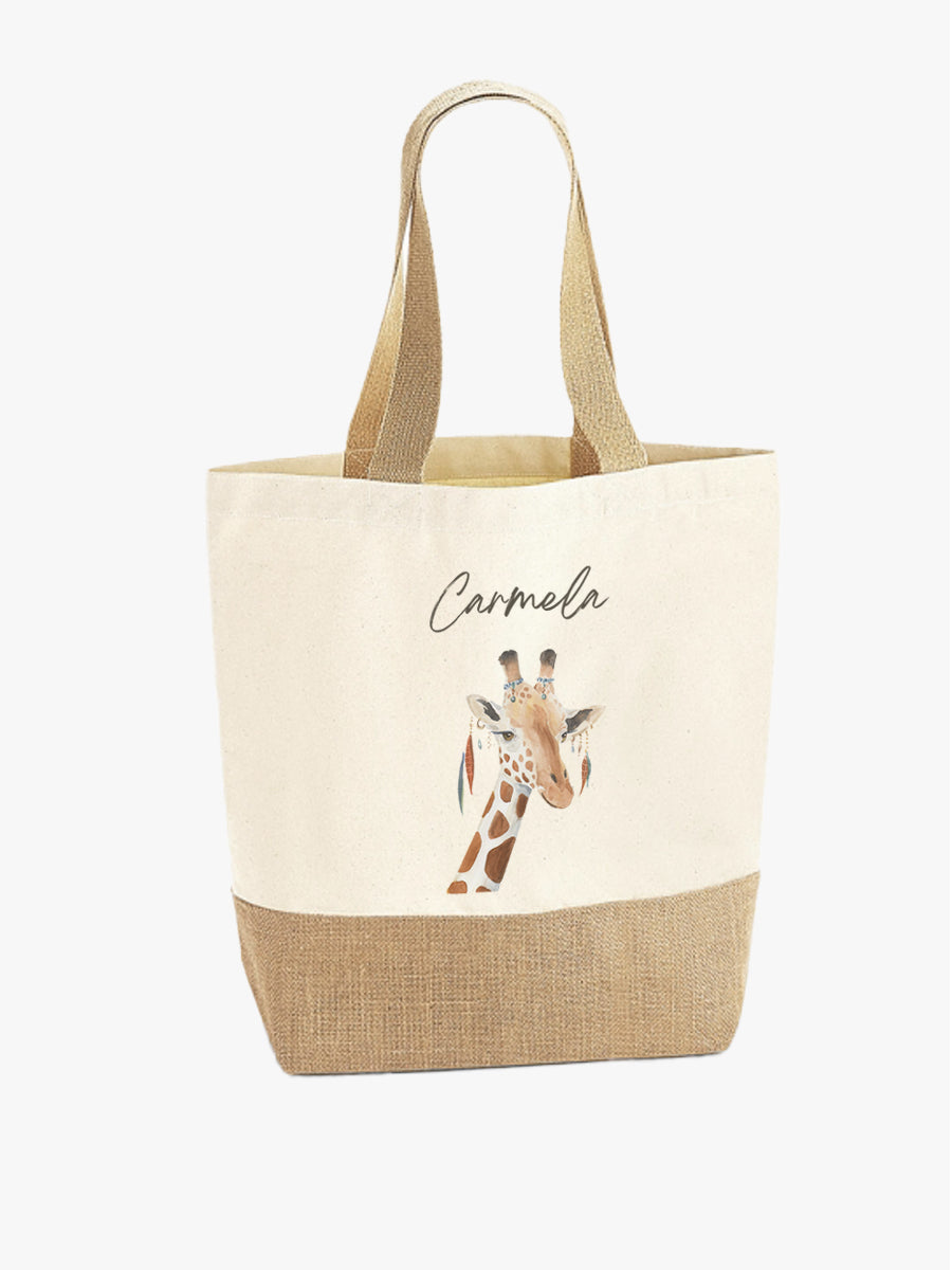 Bolsa yute Jirafa Hippy