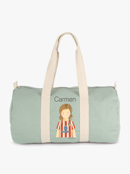 Bolsa Barril Fútbol Atlético Madrid Niña