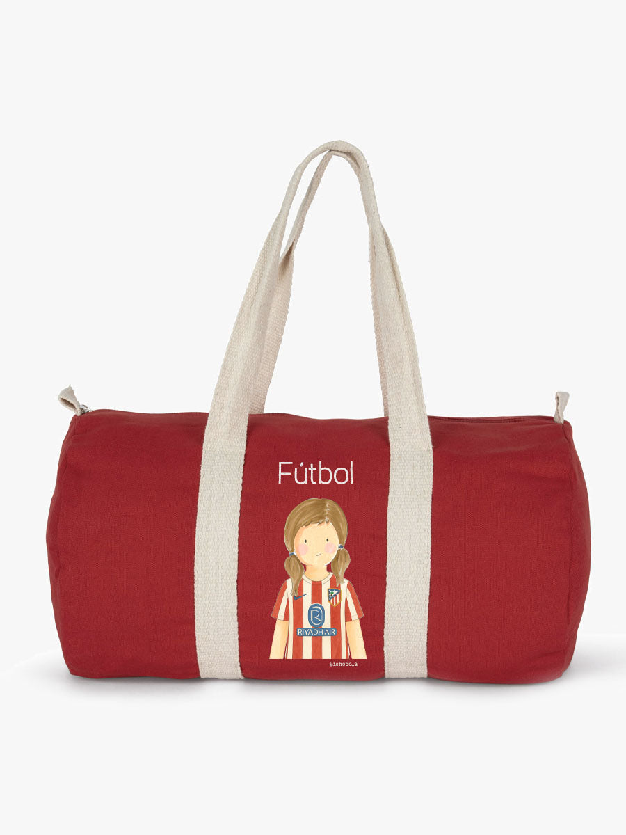 Bolsa Barril Fútbol Atlético Madrid Niña