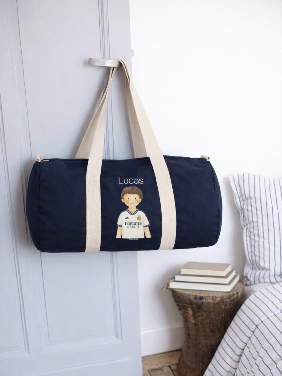 Bolsa Barril Fútbol Real Madrid Niño