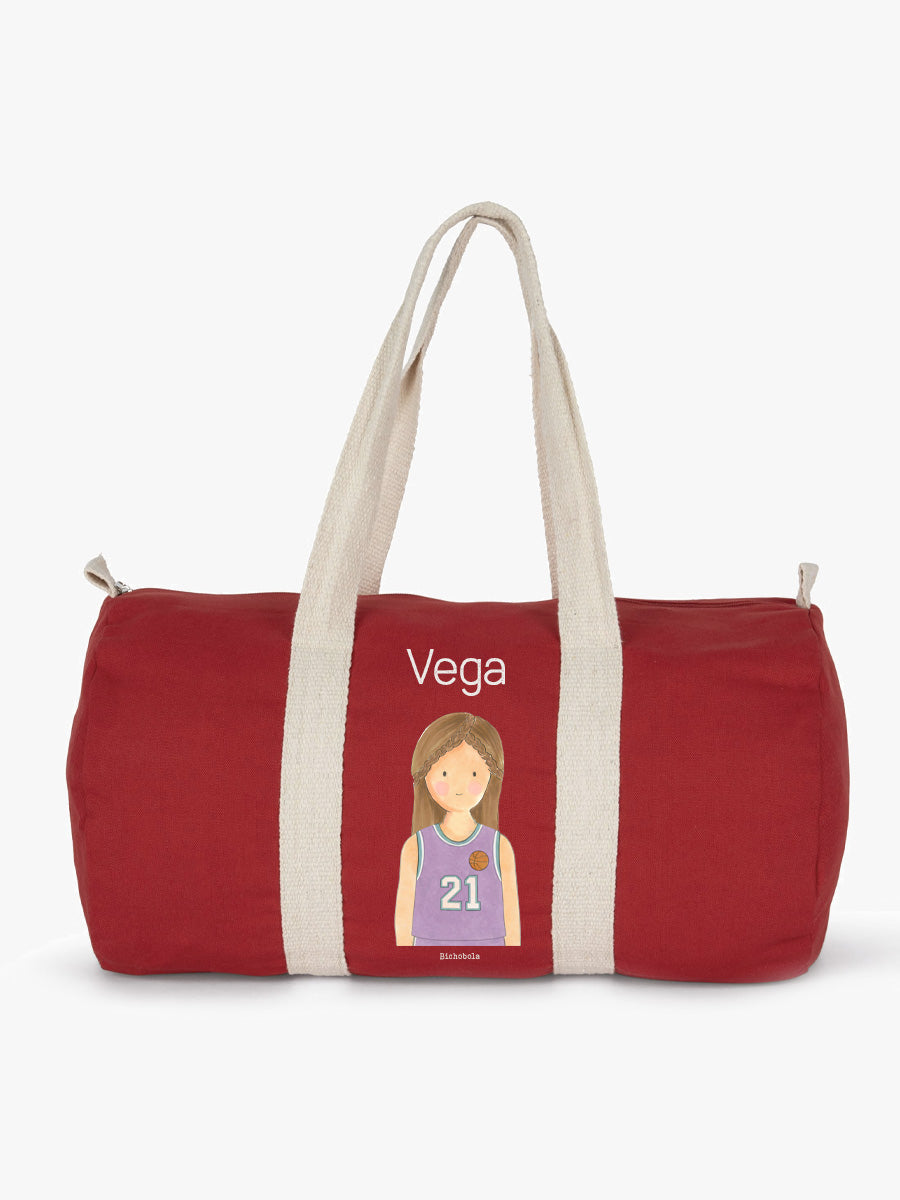 Bolsa Barril Baloncesto Niña