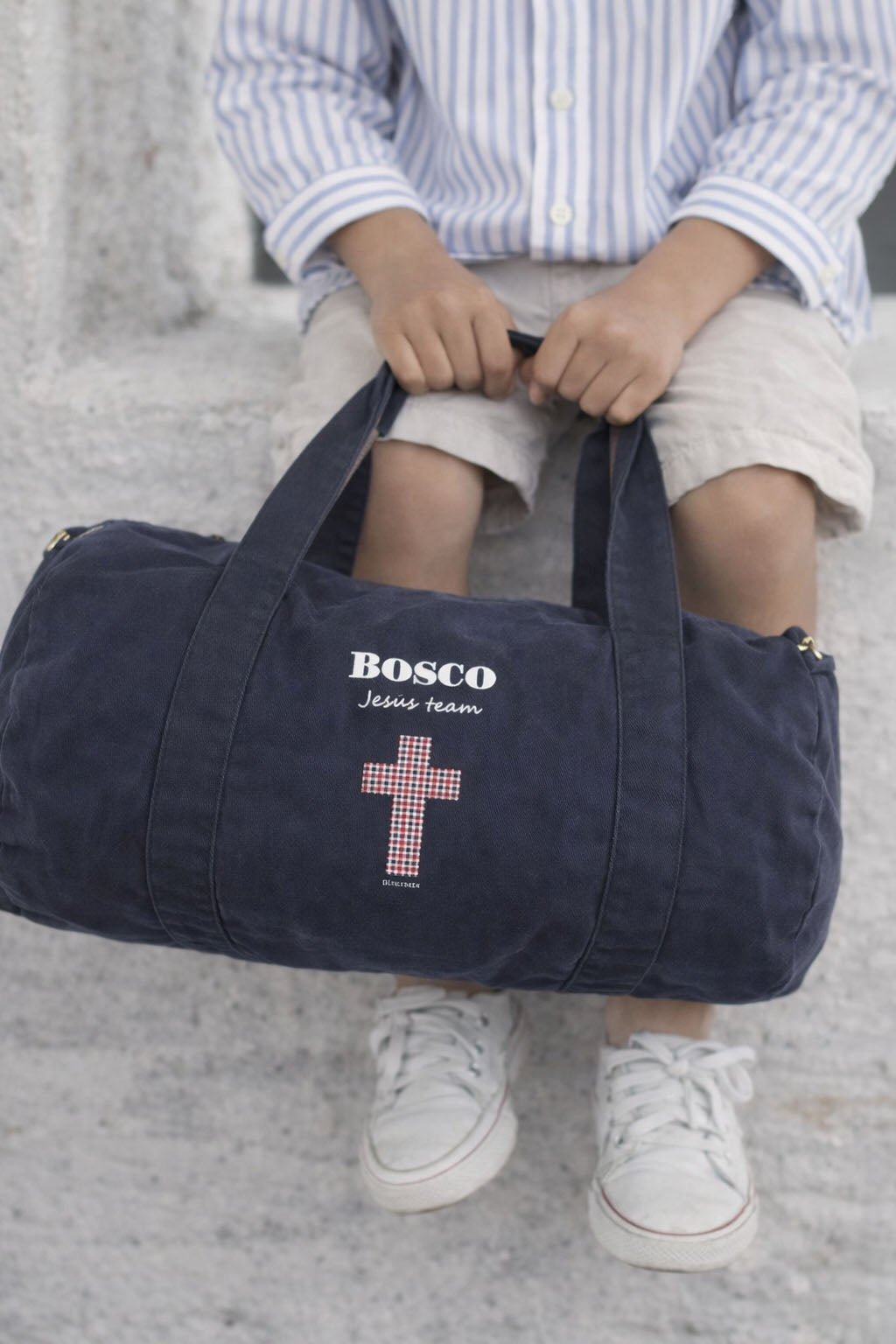 Bolsa Cilindrica Cruz Vichy