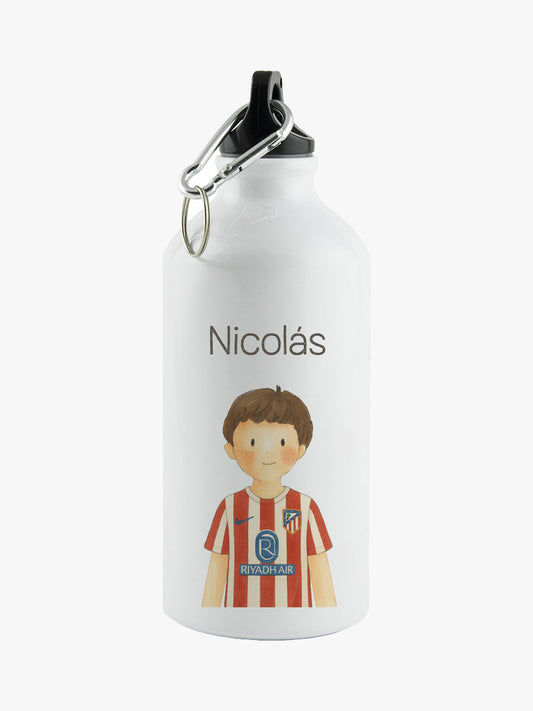 Botella Fútbol Atlético Madrid Niño