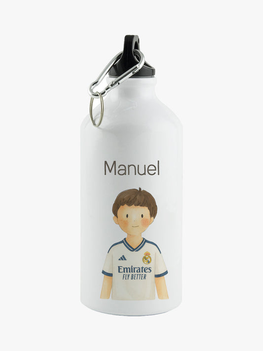 Botella Fútbol Real Madrid Niño