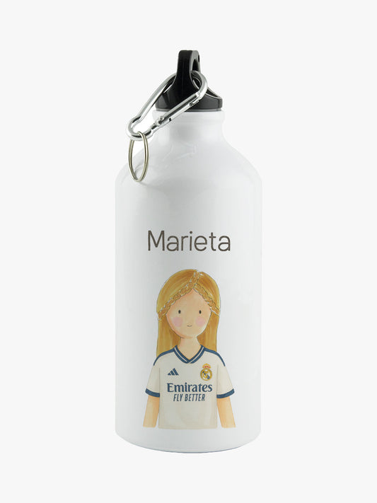 Botella Fútbol Real Madrid Niña