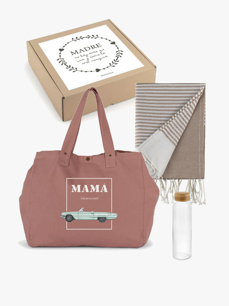Caja Bolsa Efecto Lavado Rosa