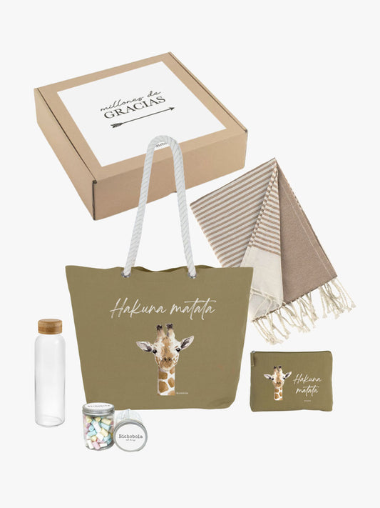 Caja Animales Beach Oliva
