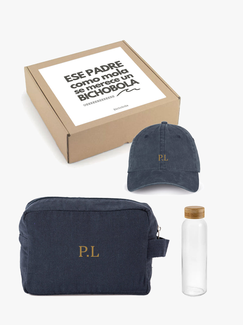 Pack Día del Padre By The Way - Neceser, Gorra y Botella