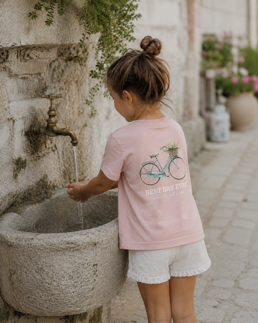 Camiseta Niño Bici Azul