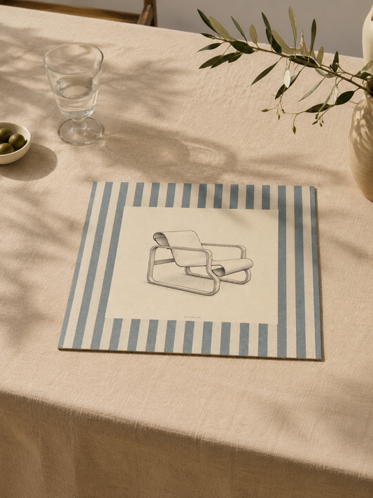 Mantel Cuadrado Silla Paimio