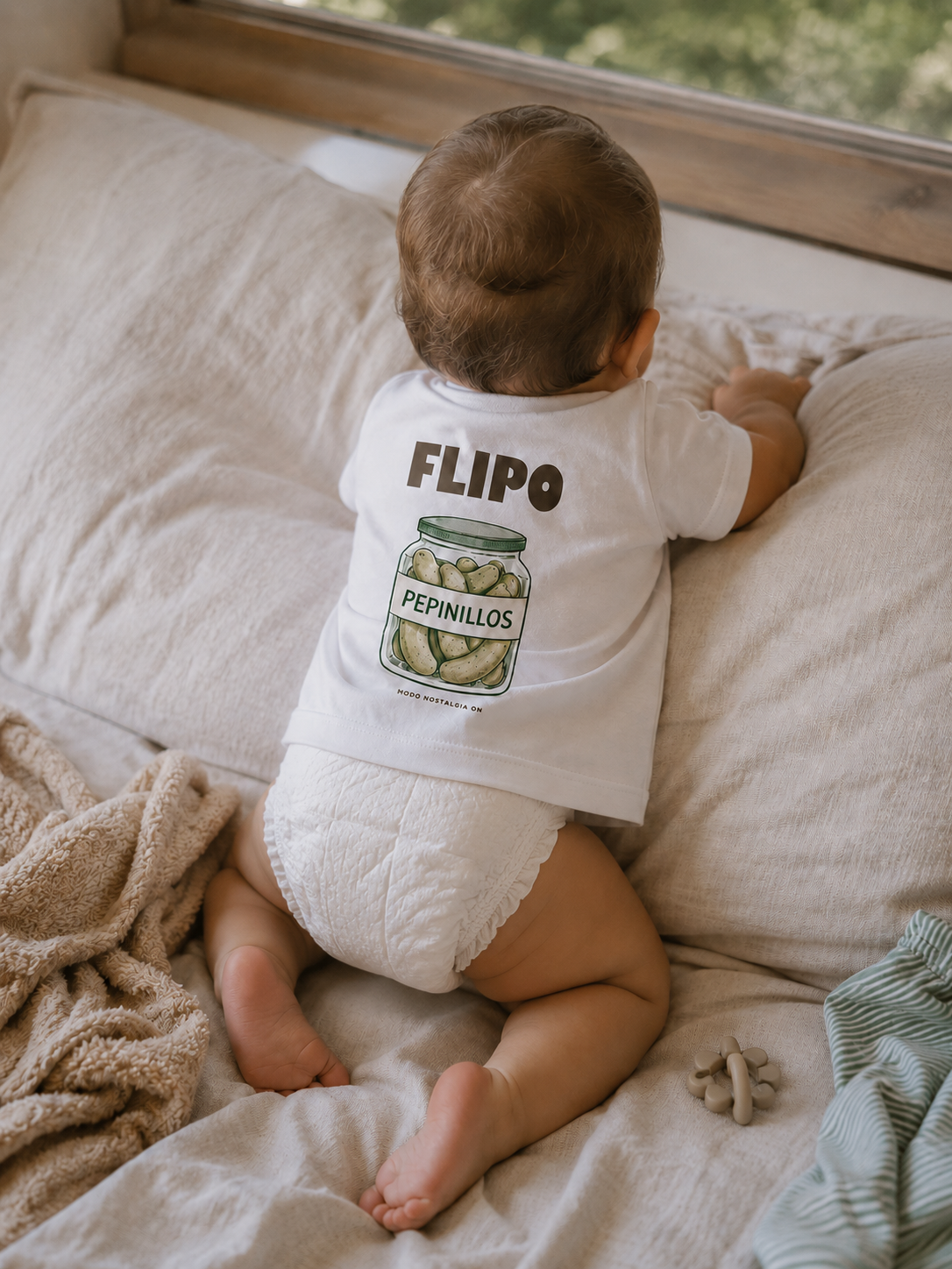 Camiseta Bebé Flipo Pepinillos